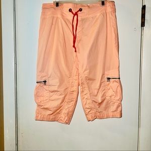 XCVI Peach Long Shorts Knee Length Size XS